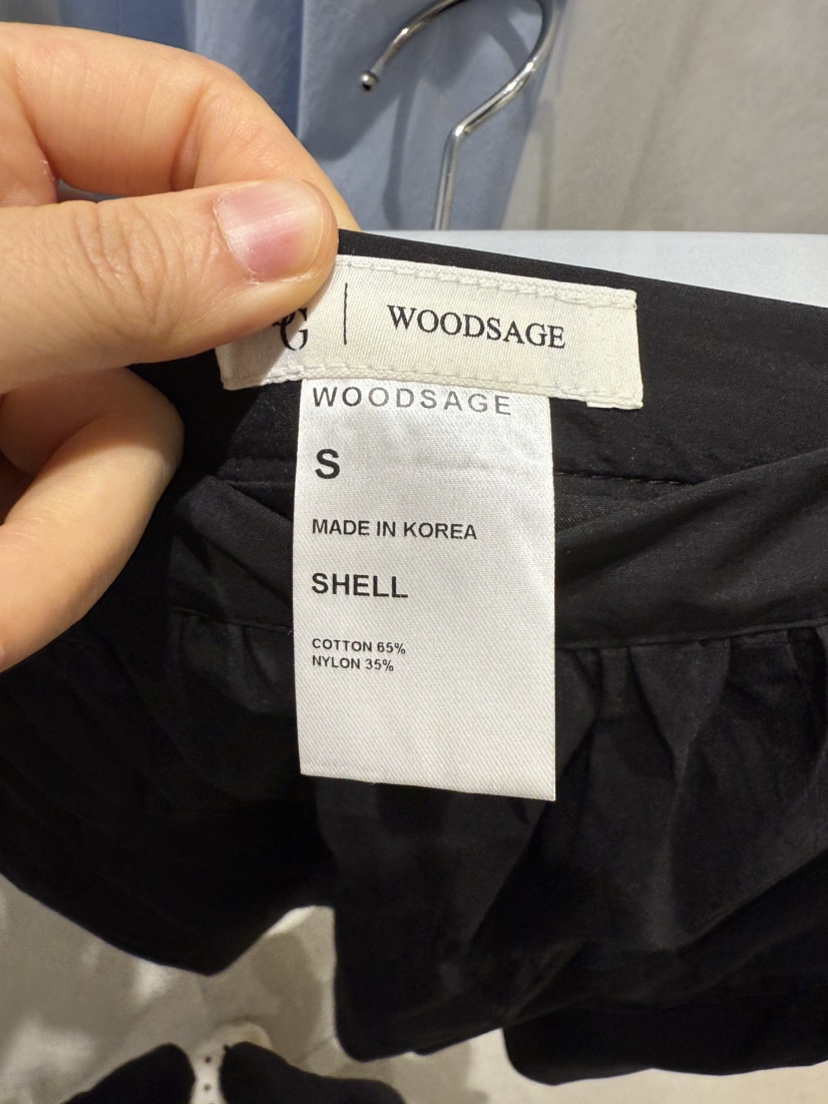 WOOD SAGE東大門㊣實拍女裝新款熱賣真品半身裙中短裙褶皺WOOD SAGE半身裙/中短裙