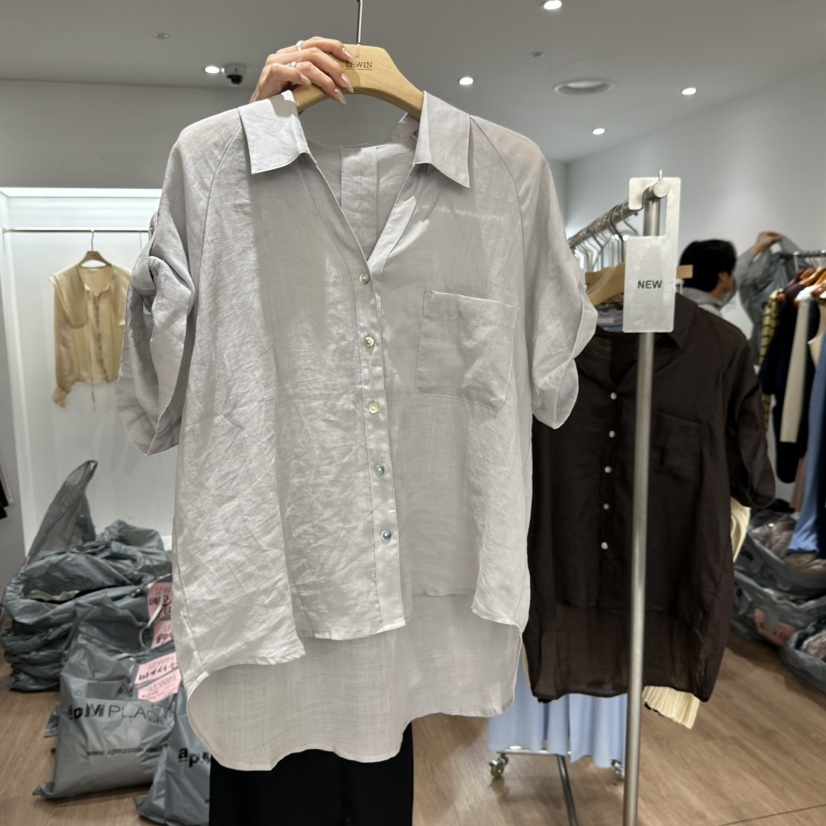LEWIN東大門㊣直郵女裝新品推薦熱賣真品時尚25春夏襯衫蕾絲衫LEWIN襯衫/蕾絲衫