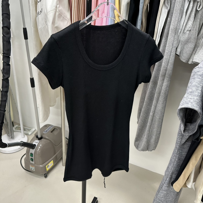 TOPDRESSING韓國直郵㊣女裝新品25春夏休閑熱賣職業真品T恤TOPDRESSINGT恤圖色2