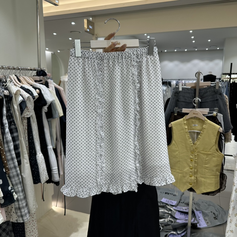 BENE東大門㊣直郵女裝新款真品25春夏休閑職業半身裙中短裙BENE半身裙/中短裙