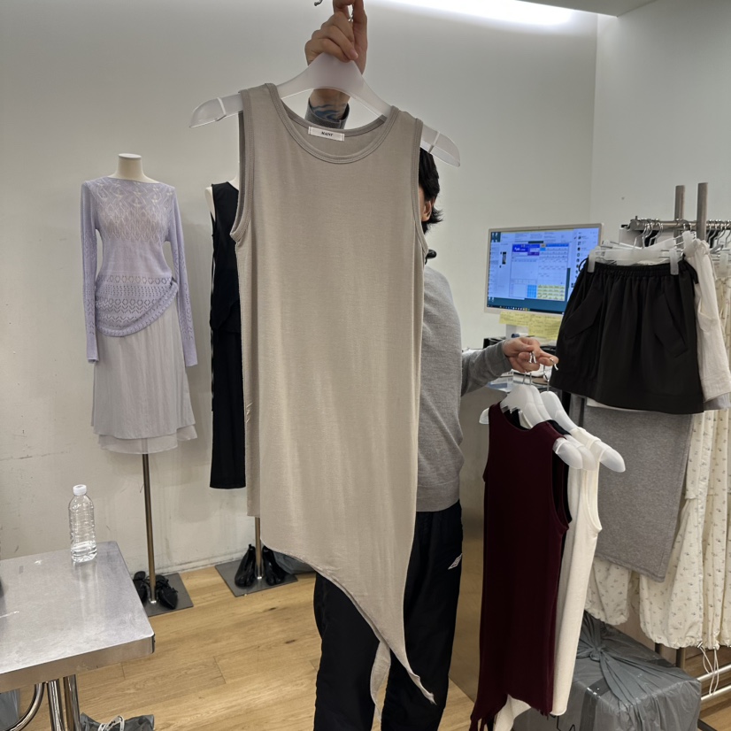 MAINT東大門㊣實拍女裝新品真品職業推薦休閑時尚25春夏吊帶背心MAINT吊帶/背心圖色2