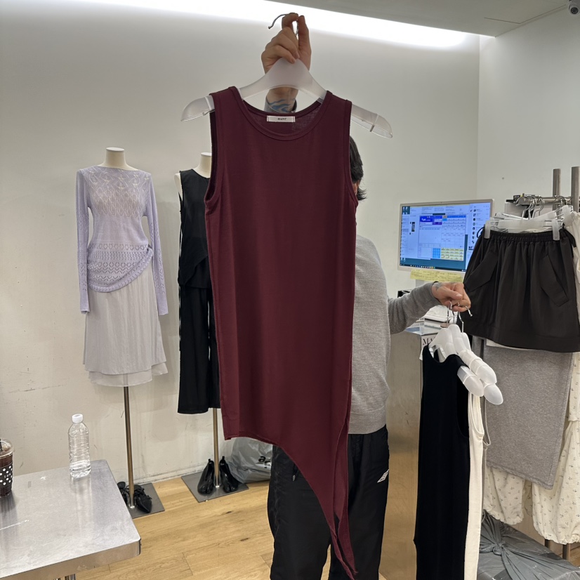 MAINT東大門㊣實拍女裝新品真品職業推薦休閑時尚25春夏吊帶背心MAINT吊帶/背心圖色3