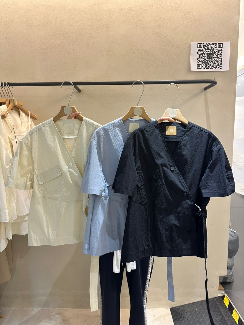 ERIA韓國代購㊣女裝新品休閑人氣真品時尚熱賣25春夏推薦夾克ERIA/HUE夾克
