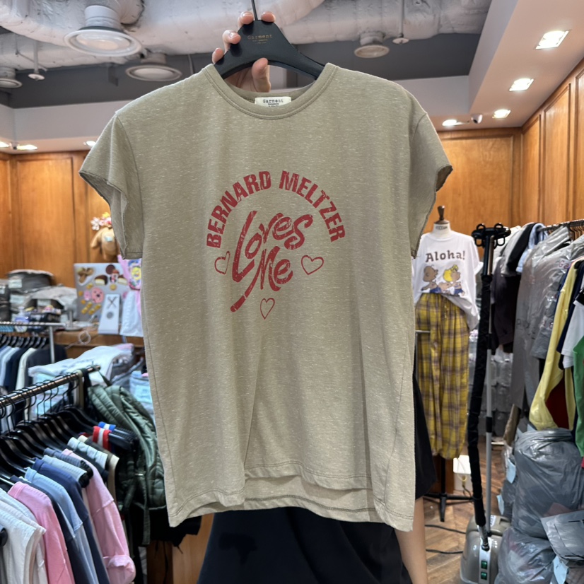 GARMENT-P韓國代購㊣女裝新品人氣休閑25春夏真品推薦熱賣T恤GARMENTT恤圖色3