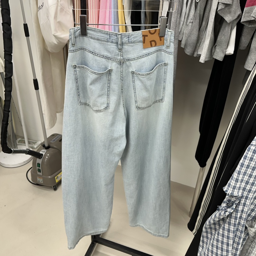 TOPDRESSING東大門㊣代購女裝新款25春夏推薦時尚人氣牛仔褲TOPDRESSING牛仔褲