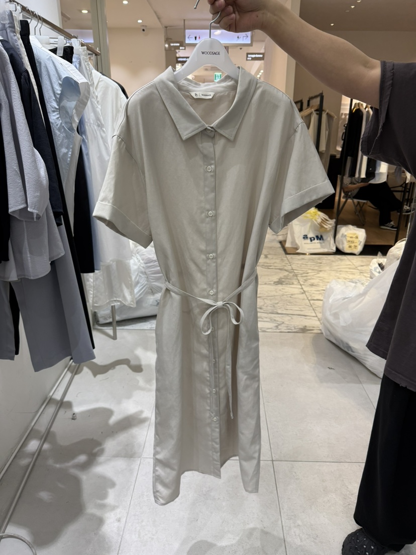WOOD SAGE東大門㊣直郵女士新品真品休閑熱賣推薦25春夏連衣裙WOOD SAGE連衣裙