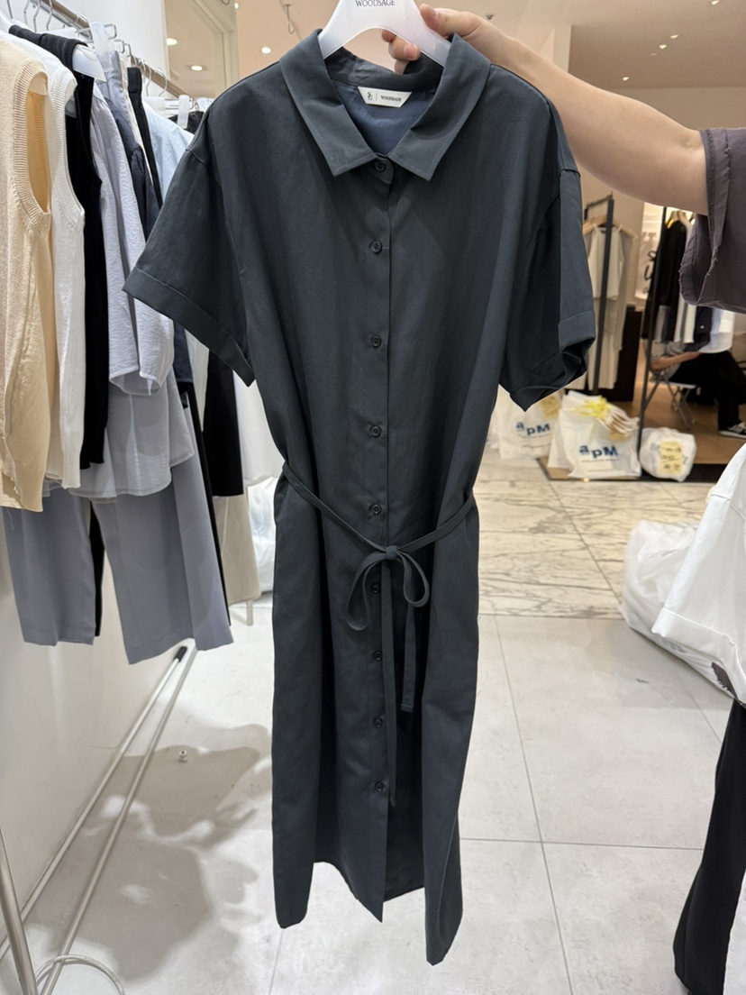 WOOD SAGE東大門㊣直郵女士新品真品休閑熱賣推薦25春夏連衣裙WOOD SAGE連衣裙圖色2