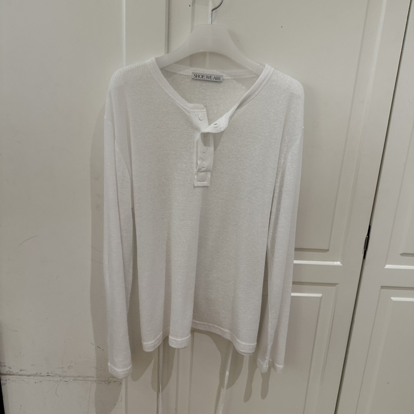 WE ARE/WELOVER東大門㊣直郵女士新款25春夏休閑熱賣長袖T恤SHOP_WE ARE長袖T恤