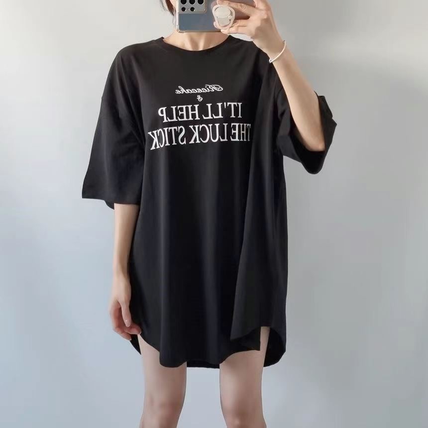SNS東大門㊣直郵女裝新款真品人氣休閑職業25春夏熱賣時尚T恤SNST恤圖色2