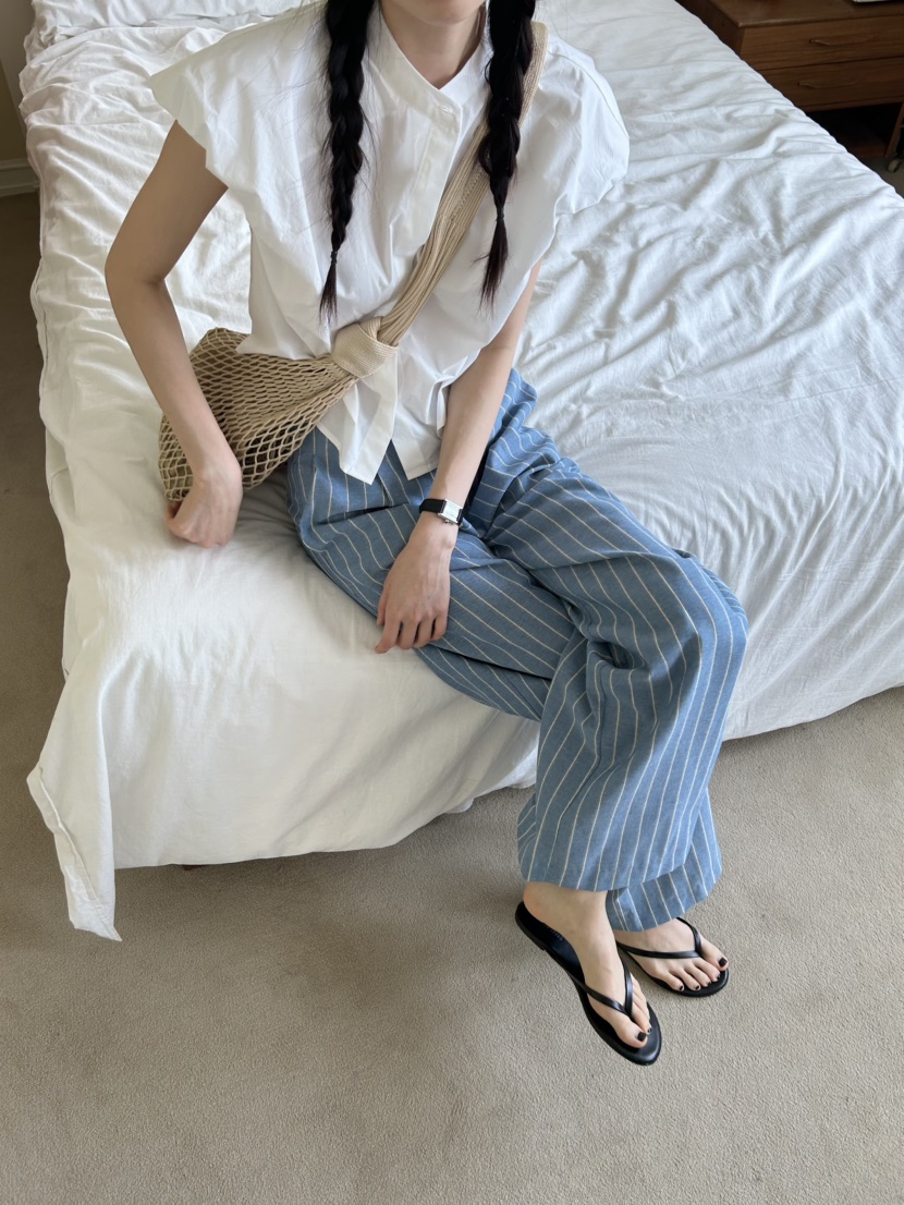 ME MO韓國代購㊣女士新款時尚人氣職業25春夏真品襯衫蕾絲衫ME MO襯衫/蕾絲衫