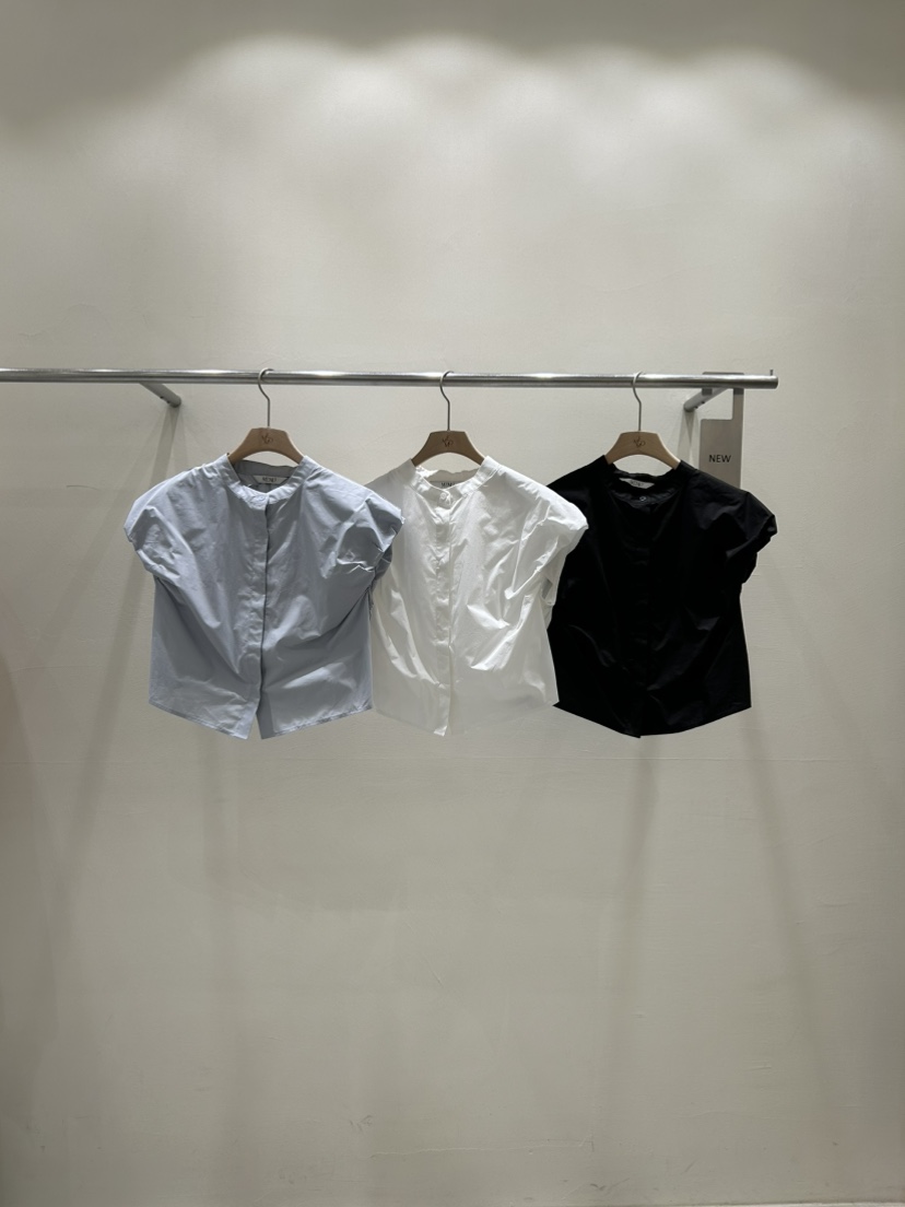 ME MO韓國代購㊣女士新款時尚人氣職業25春夏真品襯衫蕾絲衫ME MO襯衫/蕾絲衫