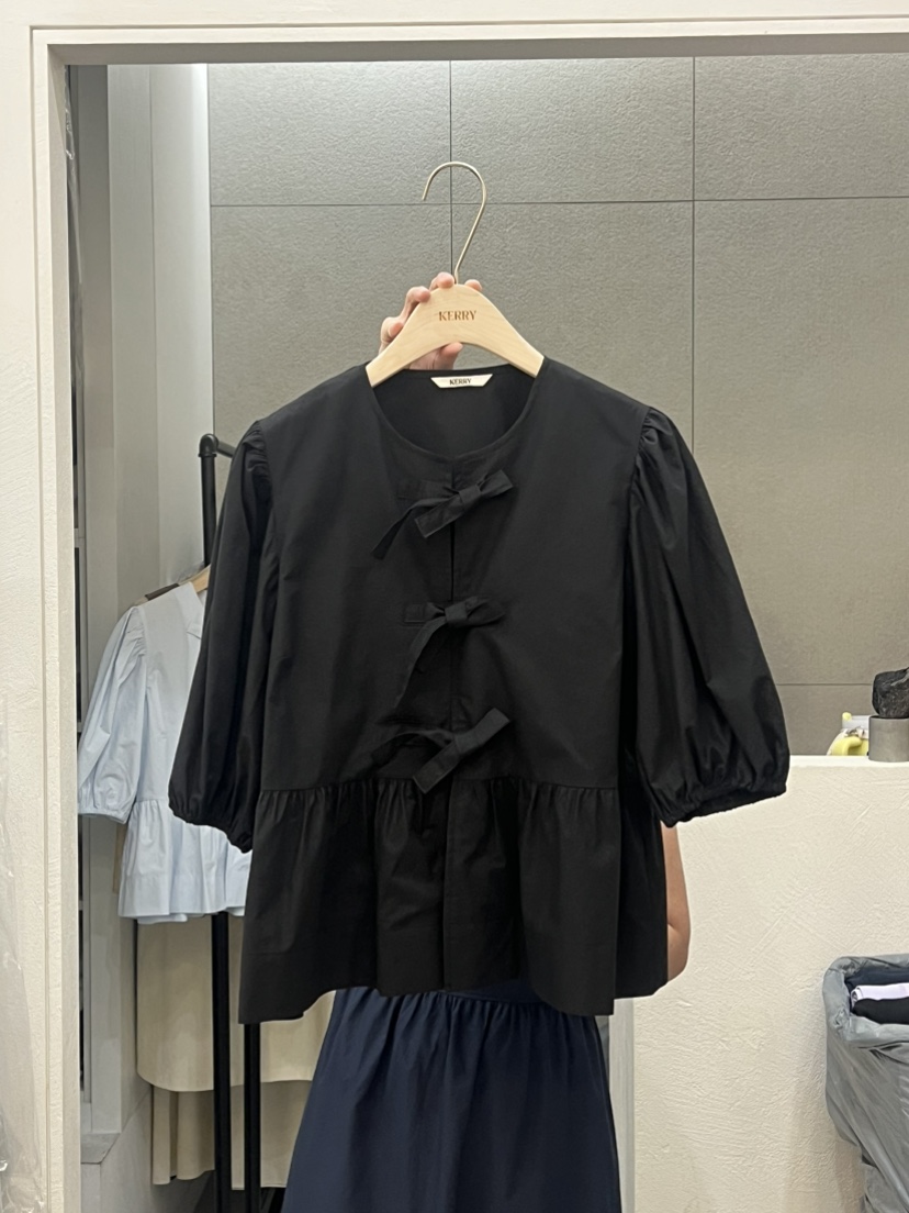 KERRY韓國代購㊣女裝新款熱賣時尚推薦職業人氣25春夏襯衫蕾絲衫KERRY襯衫/蕾絲衫圖色3