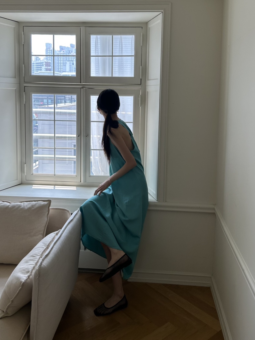 ME MO東大門㊣直郵女裝新品推薦25春夏職業真品熱賣連衣裙ME MO連衣裙