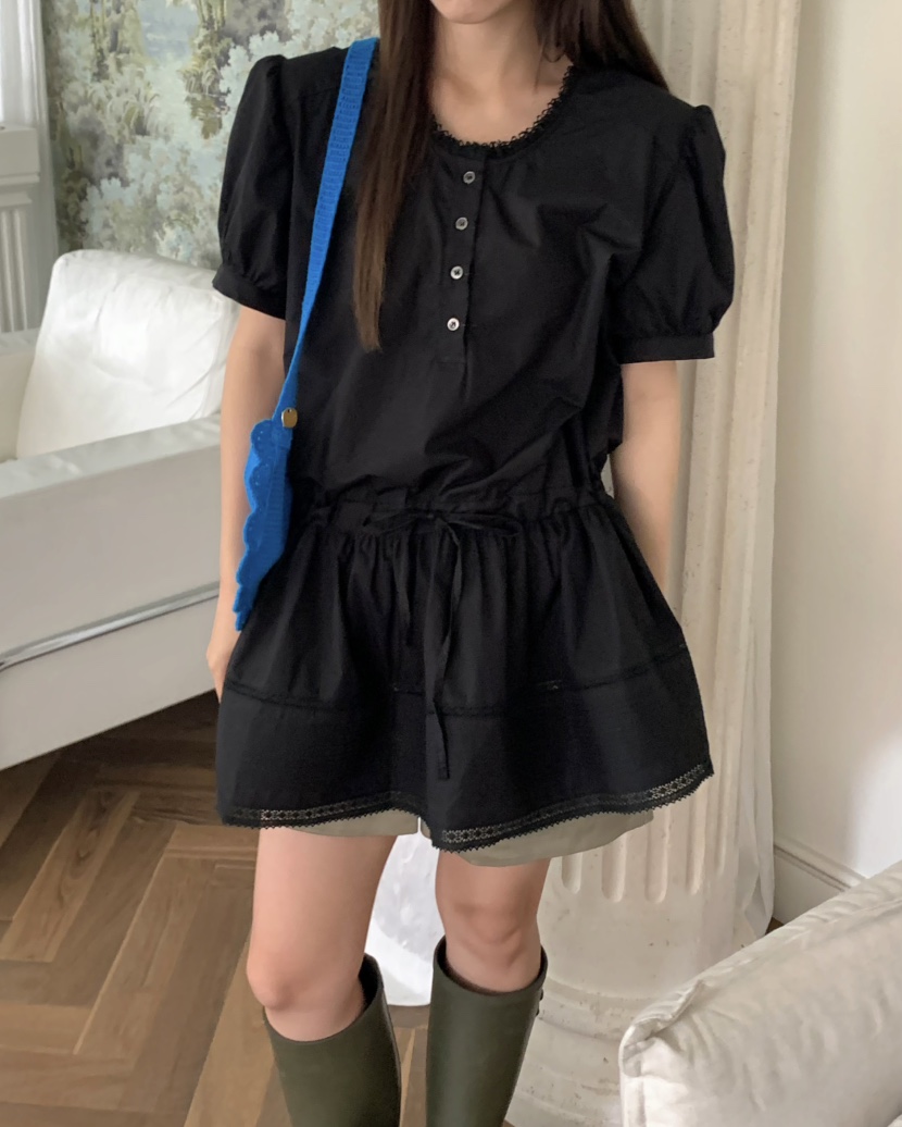 PEBBLE東大門㊣實拍女裝新品時尚真品職業推薦休閑25春夏連衣裙PEBBLE/LAYER連衣裙