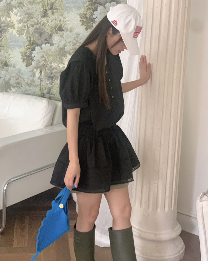 PEBBLE東大門㊣實拍女裝新品時尚真品職業推薦休閑25春夏連衣裙PEBBLE/LAYER連衣裙