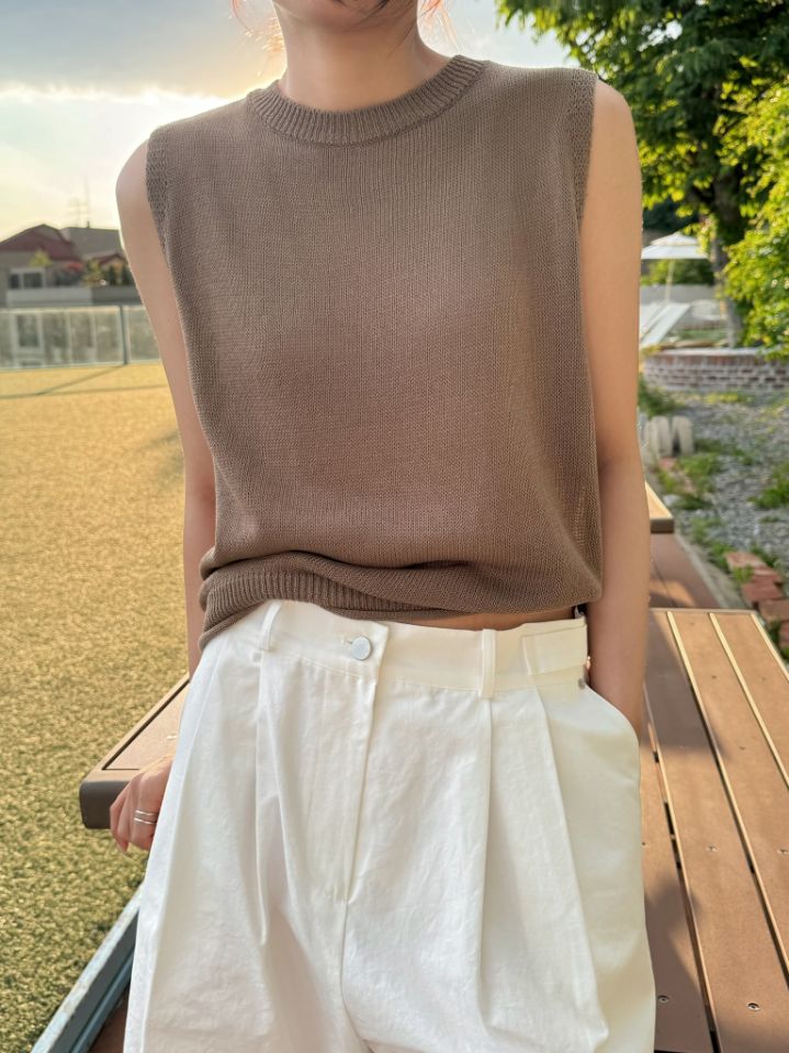 DOIT東大門㊣直郵女裝新款熱賣真品人氣25春夏職業吊帶背心DOIT吊帶/背心圖色3