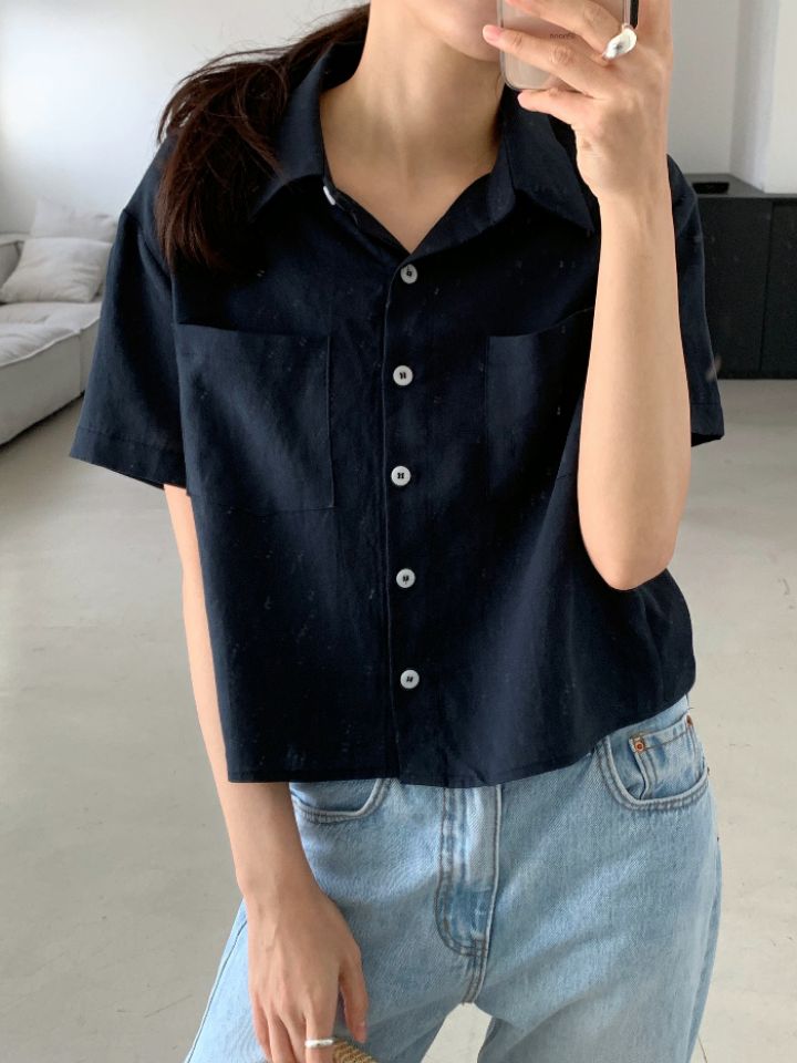 DOIT東大門㊣代購女裝新款推薦真品休閑熱賣時尚襯衫蕾絲衫DOIT襯衫/蕾絲衫圖色3