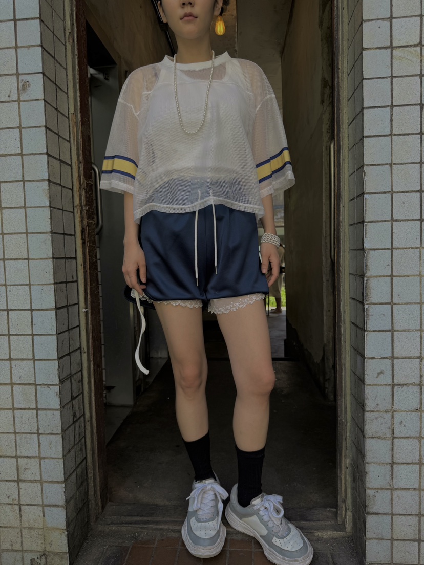 FRANC—L東大門㊣代購女士新品職業人氣時尚推薦真品短褲蕾絲FRANC短褲
