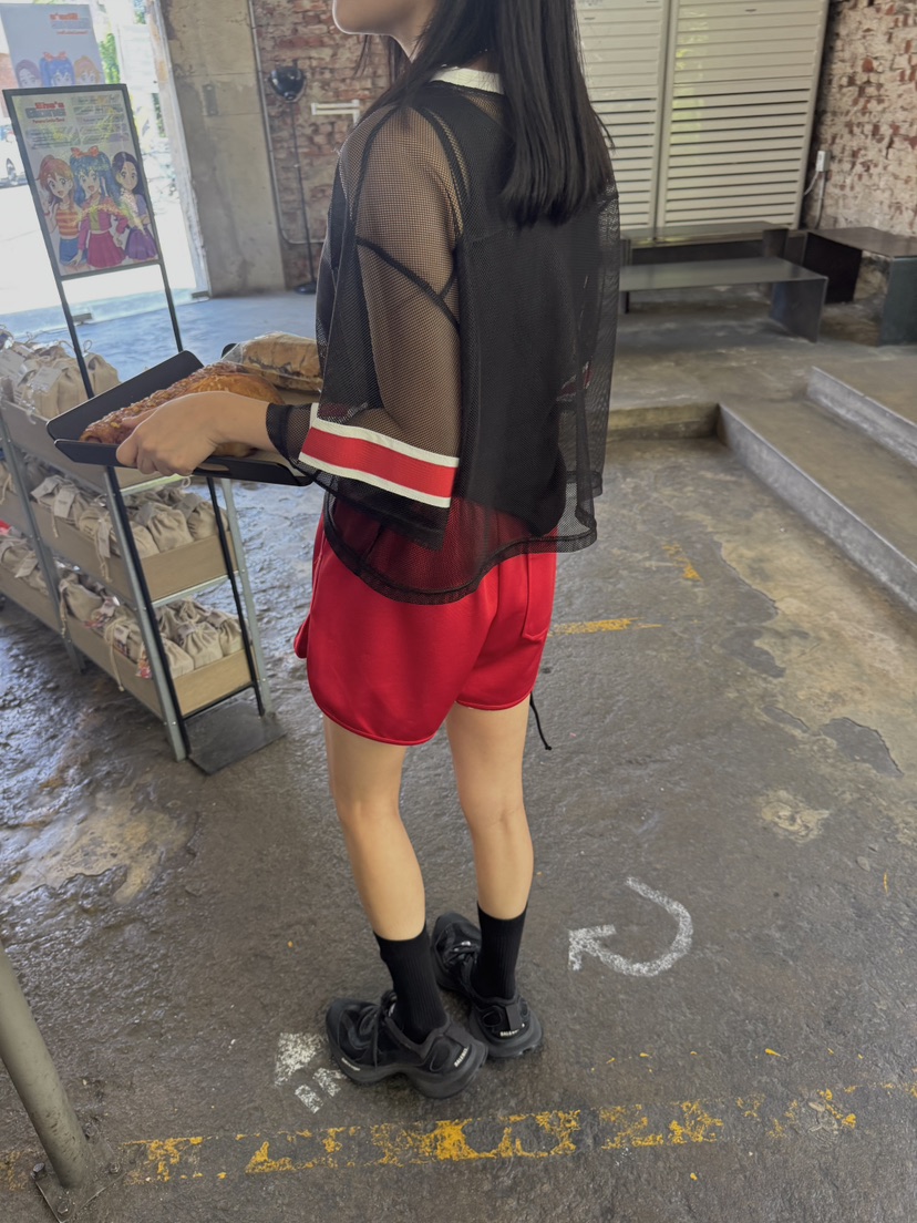 FRANC—L東大門㊣代購女士新品職業人氣時尚推薦真品短褲蕾絲FRANC短褲