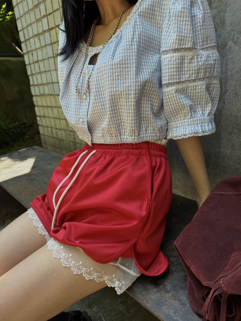 FRANC—L東大門㊣直郵女裝新品熱賣25春夏休閑推薦襯衫蕾絲衫FRANC襯衫/蕾絲衫