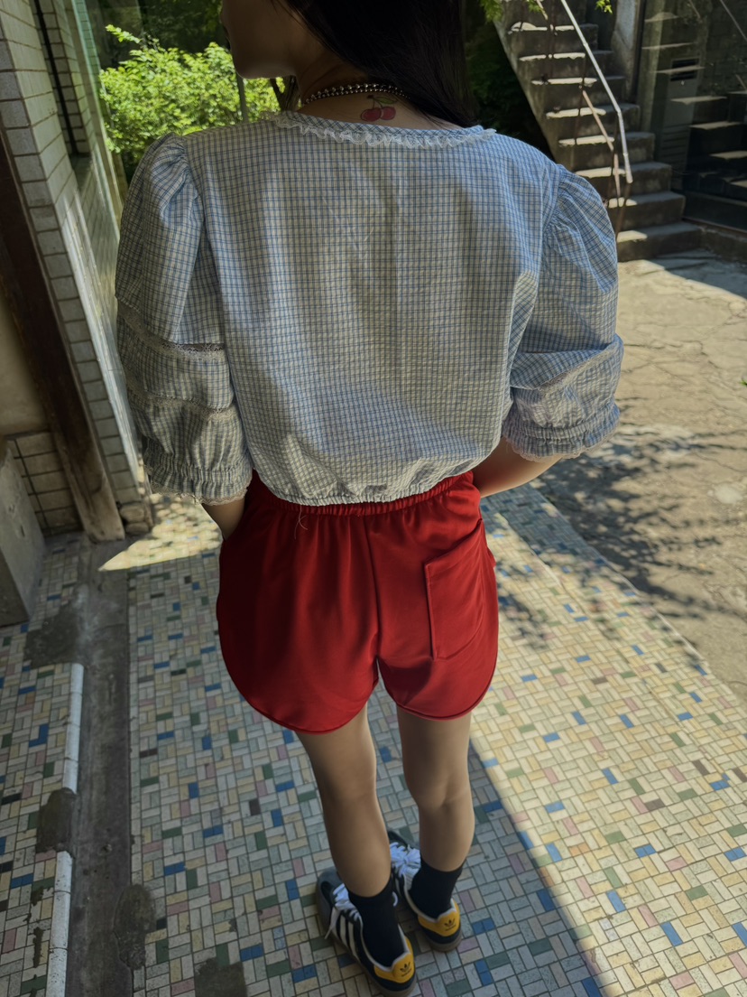 FRANC—L東大門㊣直郵女裝新品熱賣25春夏休閑推薦襯衫蕾絲衫FRANC襯衫/蕾絲衫