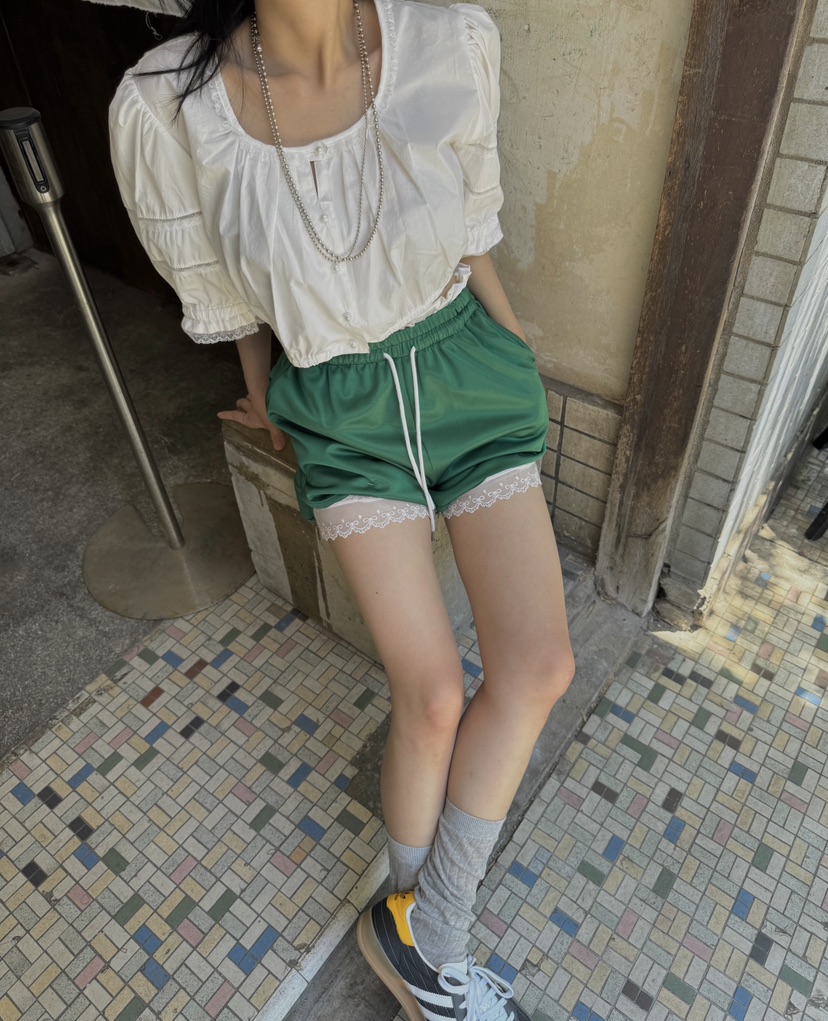 FRANC—L東大門㊣直郵女裝新品熱賣25春夏休閑推薦襯衫蕾絲衫FRANC襯衫/蕾絲衫