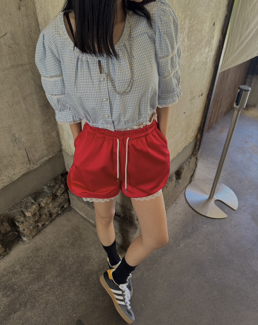 FRANC—L東大門㊣直郵女裝新品熱賣25春夏休閑推薦襯衫蕾絲衫FRANC襯衫/蕾絲衫