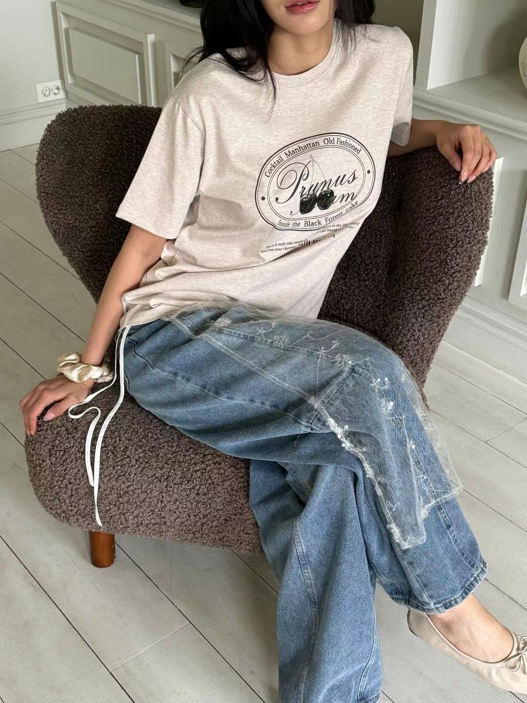 SIENNE-T韓國直郵㊣女士新款25春夏熱賣真品時尚人氣推薦T恤SIENNE-TT恤