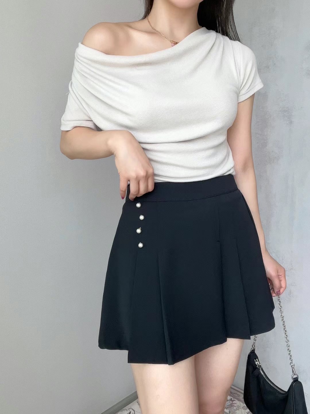 SOOMANCHAE-수만채-T東大門㊣代購女裝新品人氣推薦裙褲百褶SOOMANCHAE裙褲