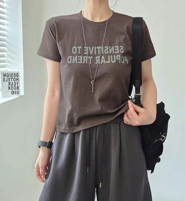 SIENNE-T韓國代購㊣女裝新品休閑時尚人氣25春夏職業真品T恤SIENNE-TT恤圖色3