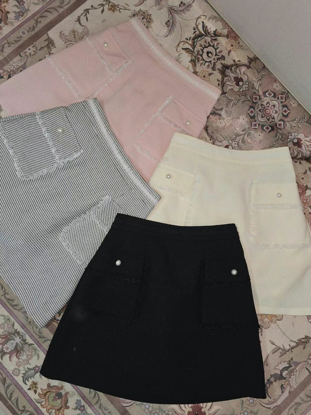 SOOMANCHAE-수만채-T東大門㊣直郵女裝新品25春夏推薦裙褲SOOMANCHAE裙褲