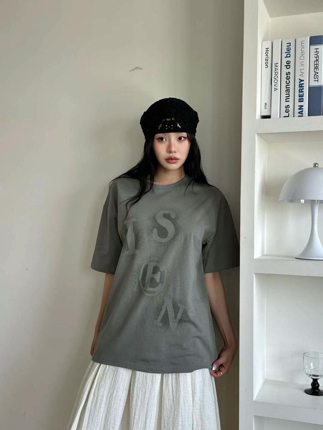 SIENNE-T東大門㊣直郵女裝新款25春夏時尚熱賣推薦人氣T恤SIENNE-TT恤圖色2