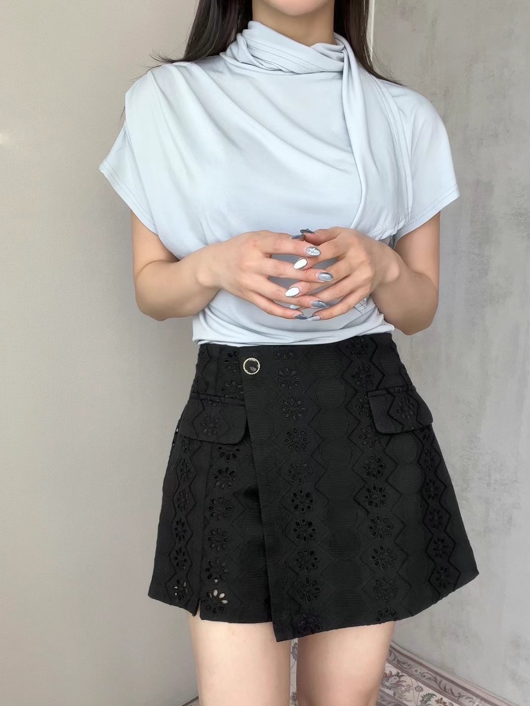SOOMANCHAE-수만채-T東大門㊣實拍女士新款休閑熱賣人氣裙褲SOOMANCHAE裙褲