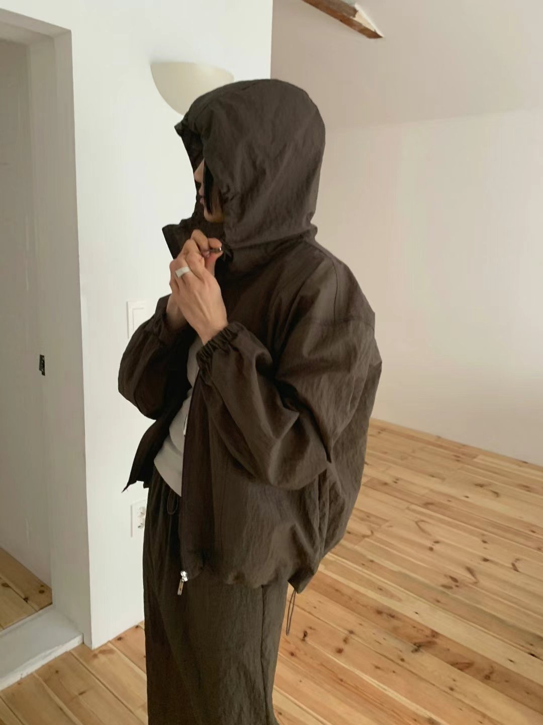 US韓國直郵㊣女裝新款真品推薦熱賣職業25春夏休閑時尚夾克JANEMORIS夾克