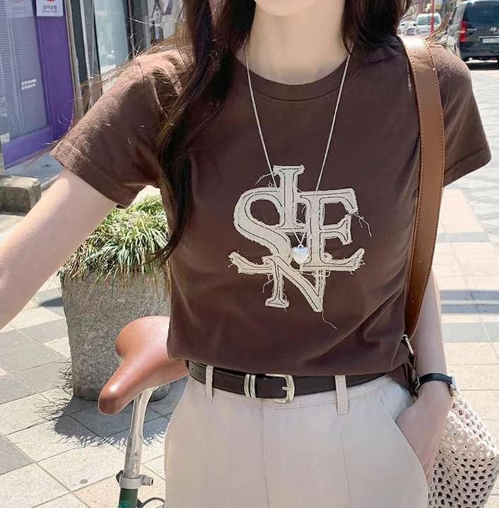 SIENNE-T東大門㊣代購女裝新款職業人氣熱賣休閑25春夏T恤修身SIENNE-TT恤圖色3