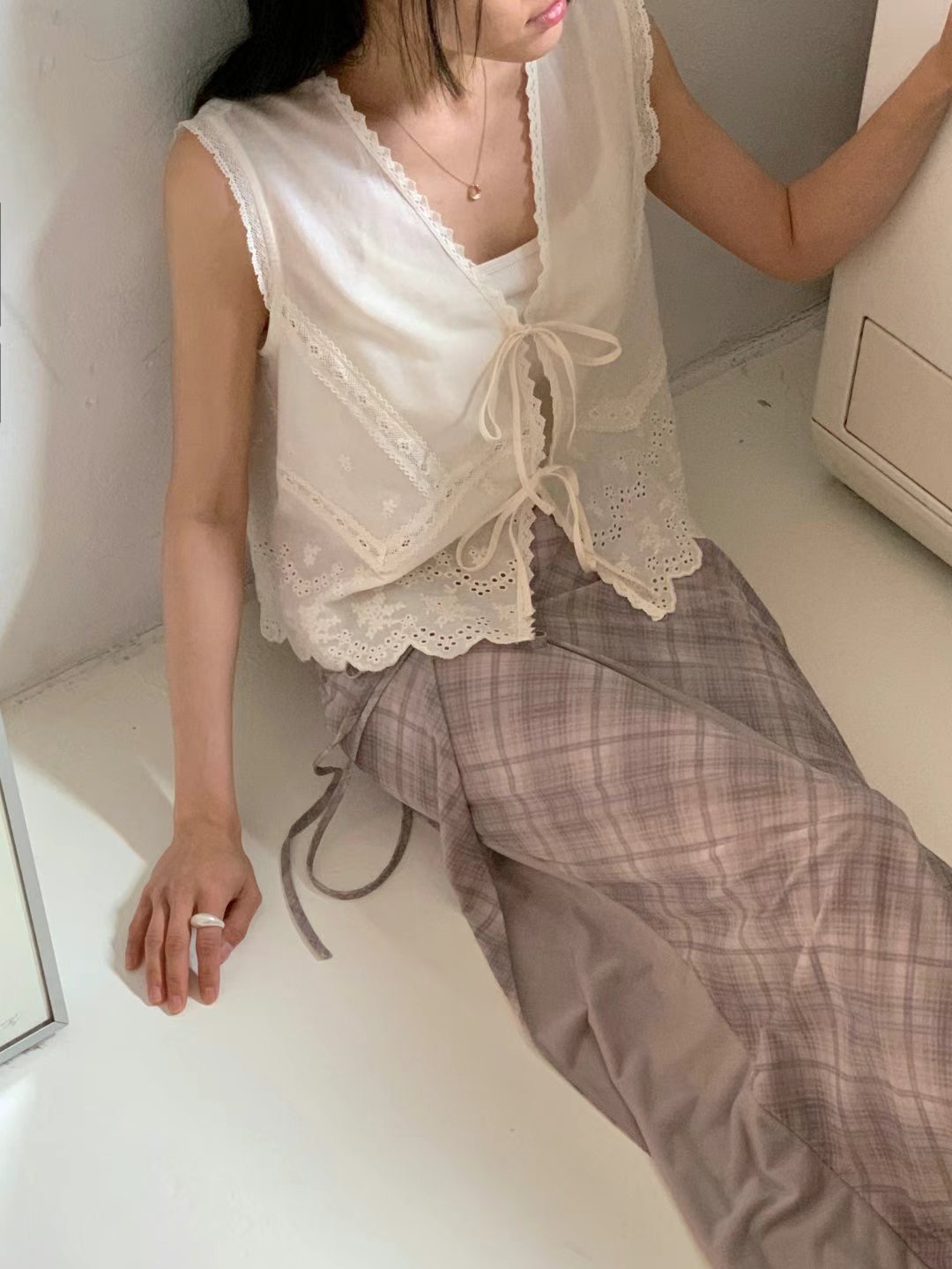 US東大門㊣代購女士新品熱賣人氣職業休閑推薦真品襯衫蕾絲衫JANEMORIS襯衫/蕾絲衫