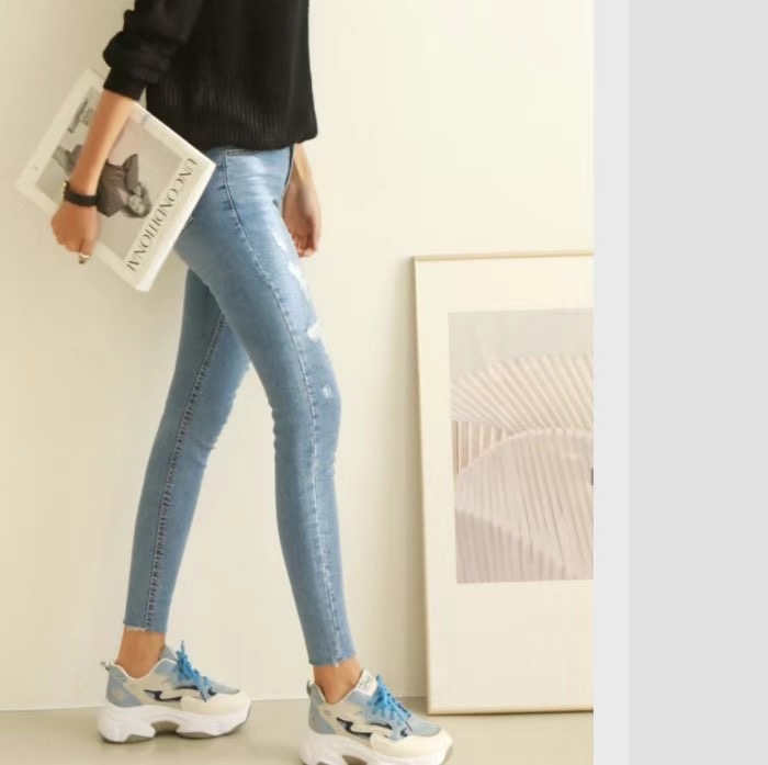 FLY DENIM東大門㊣實拍女士新款真品職業時尚人氣熱賣牛仔褲FLY DENIM牛仔褲