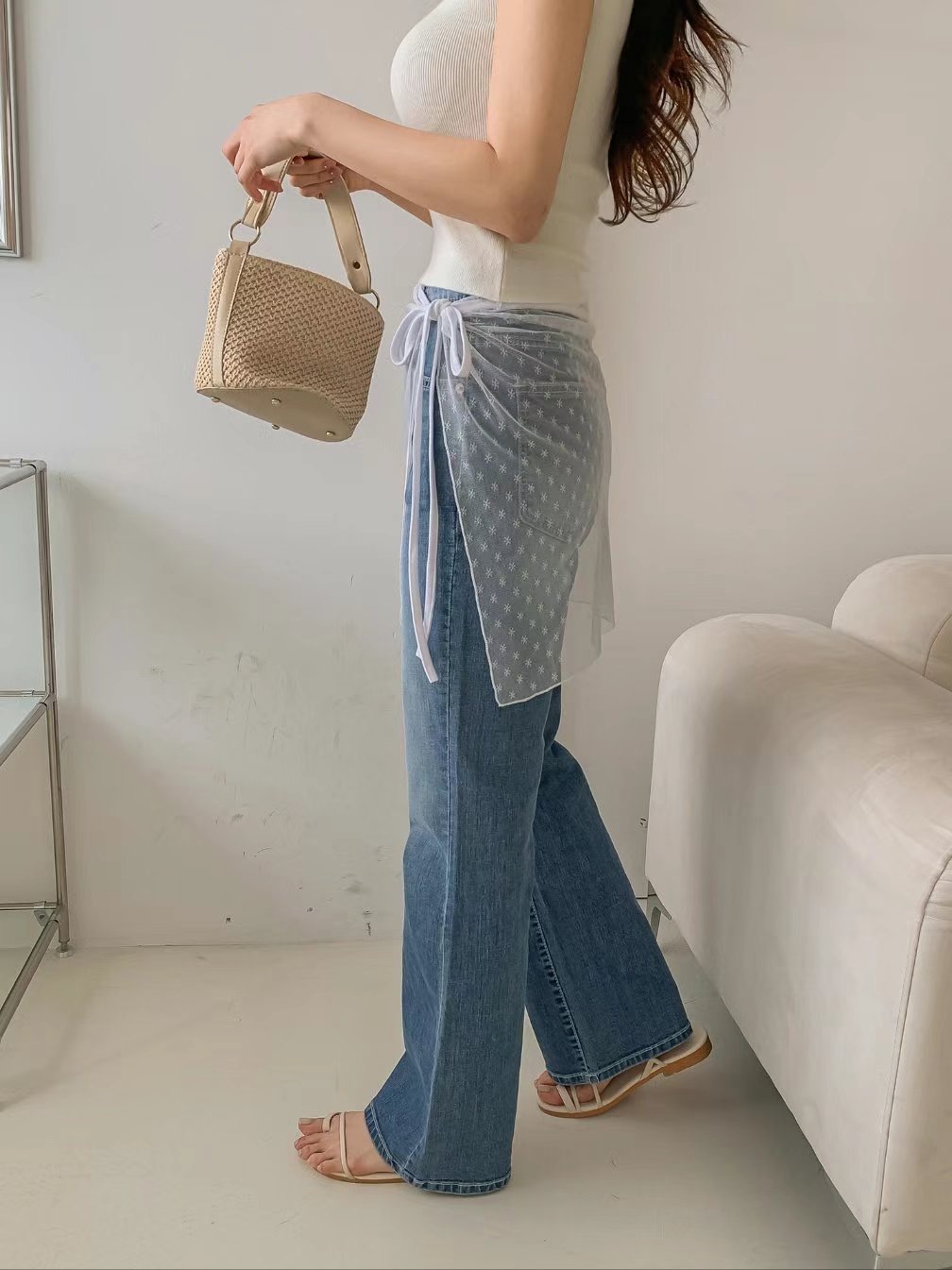 JOY-조이-T東大門㊣代購女裝新款熱賣25春夏半身裙中短裙JOY-조이-T半身裙/中短裙