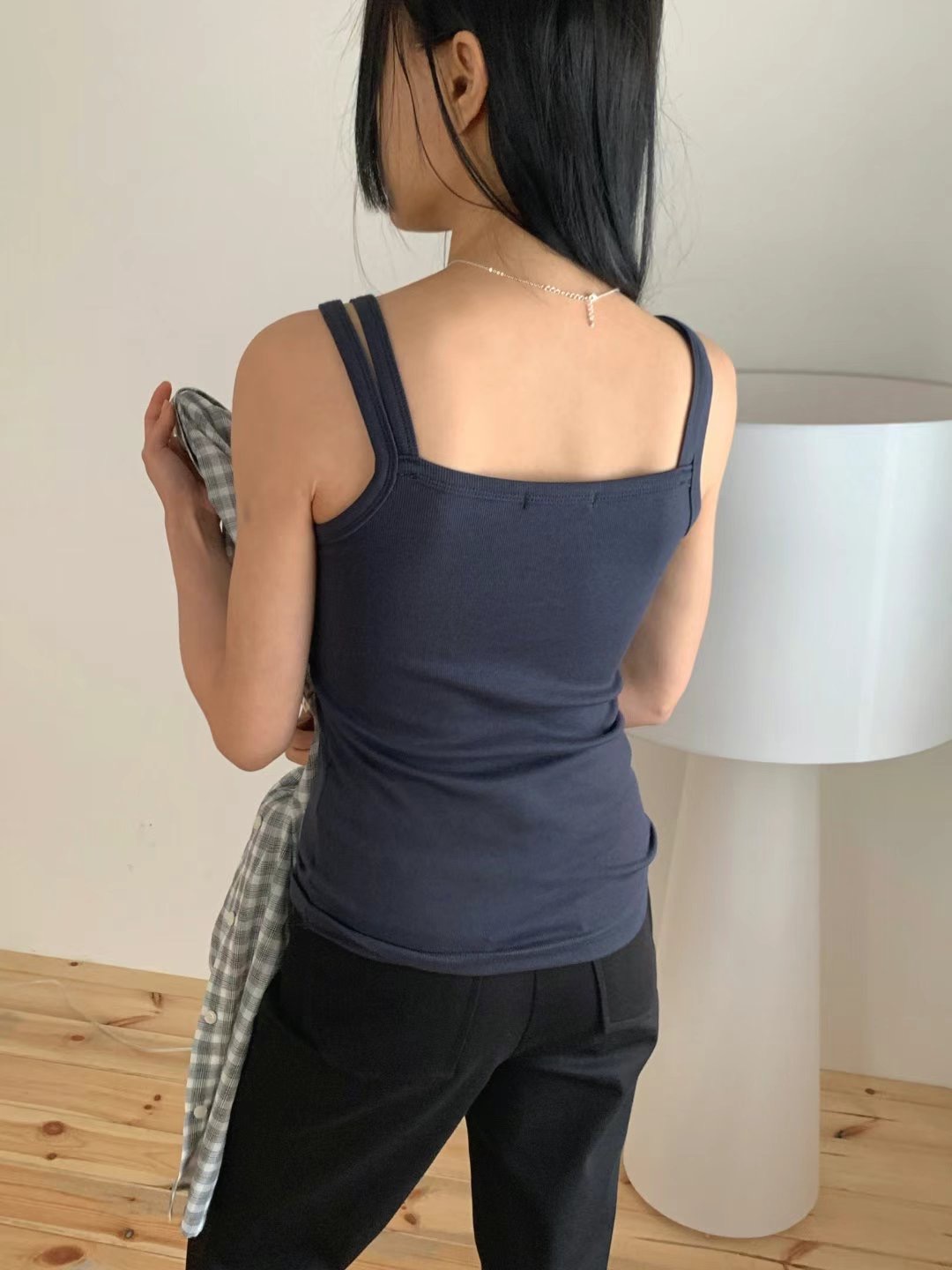 US東大門㊣直郵女裝新款休閑25春夏人氣真品推薦熱賣吊帶背心JANEMORIS吊帶/背心