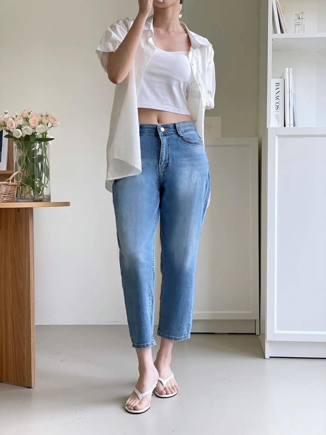 FLY DENIM東大門㊣實拍女士新品職業熱賣25春夏時尚牛仔褲FLY DENIM牛仔褲