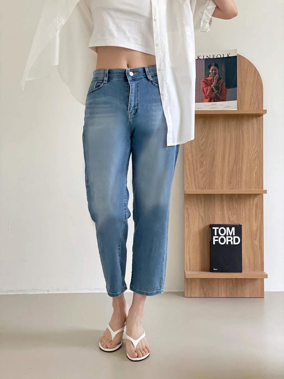 FLY DENIM東大門㊣實拍女士新品職業熱賣25春夏時尚牛仔褲FLY DENIM牛仔褲
