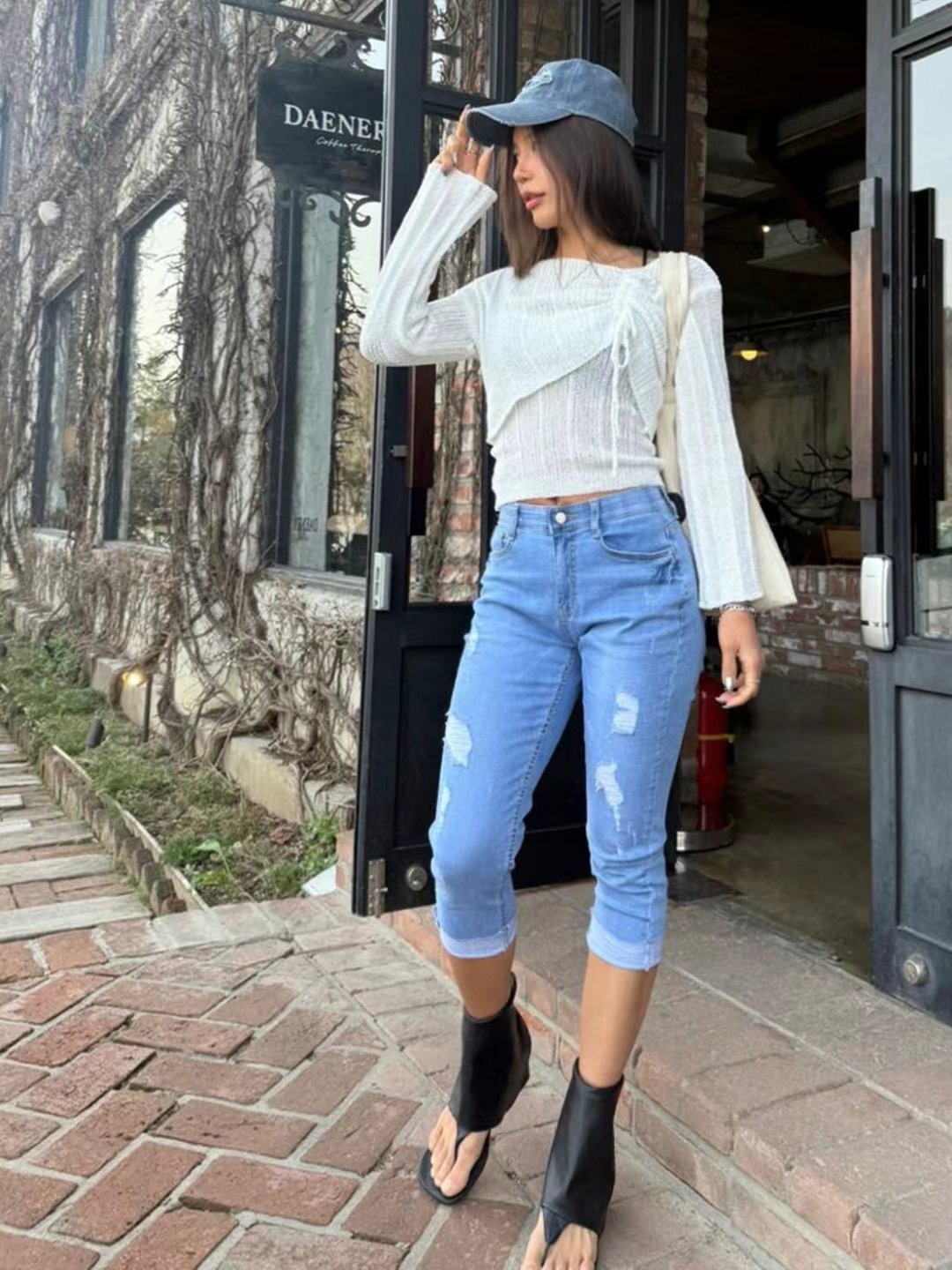 FLY DENIM東大門㊣直郵女裝新品職業人氣25春夏熱賣牛仔褲FLY DENIM牛仔褲