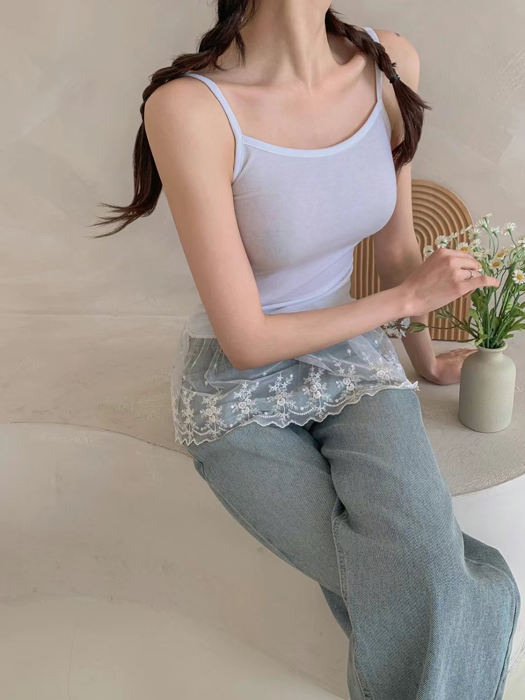 JOY-조이-T東大門㊣直郵女裝新品休閑時尚推薦職業吊帶背心JOY-조이-T吊帶/背心