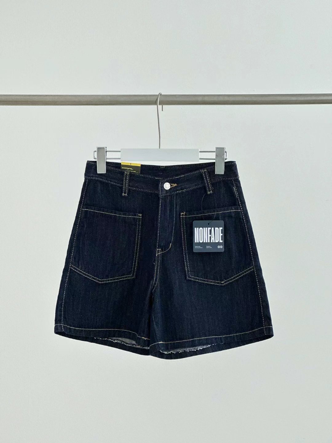 FLY DENIM韓國代購㊣女裝新品25春夏推薦休閑時尚短褲口袋FLY DENIM短褲