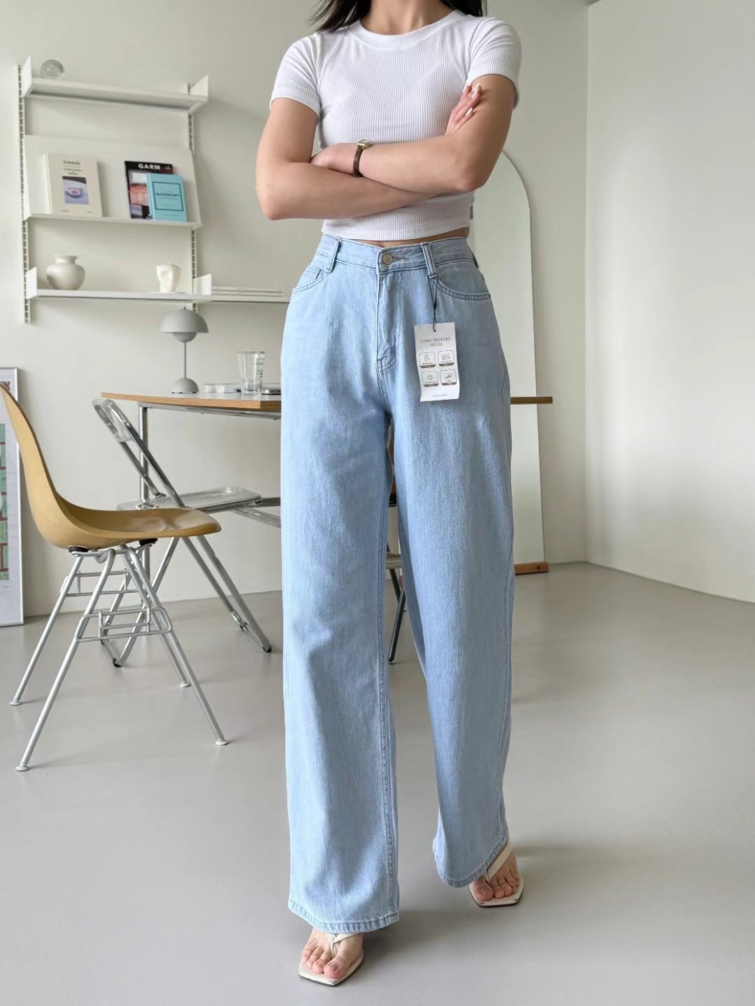FLY DENIM東大門㊣直郵女士新品人氣真品推薦牛仔褲直筒褲FLY DENIM牛仔褲
