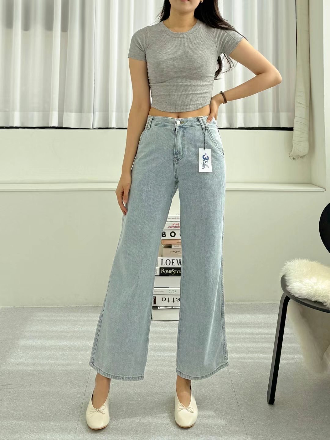 FLY DENIM東大門㊣代購女裝新款職業時尚推薦休閑熱賣牛仔褲FLY DENIM牛仔褲