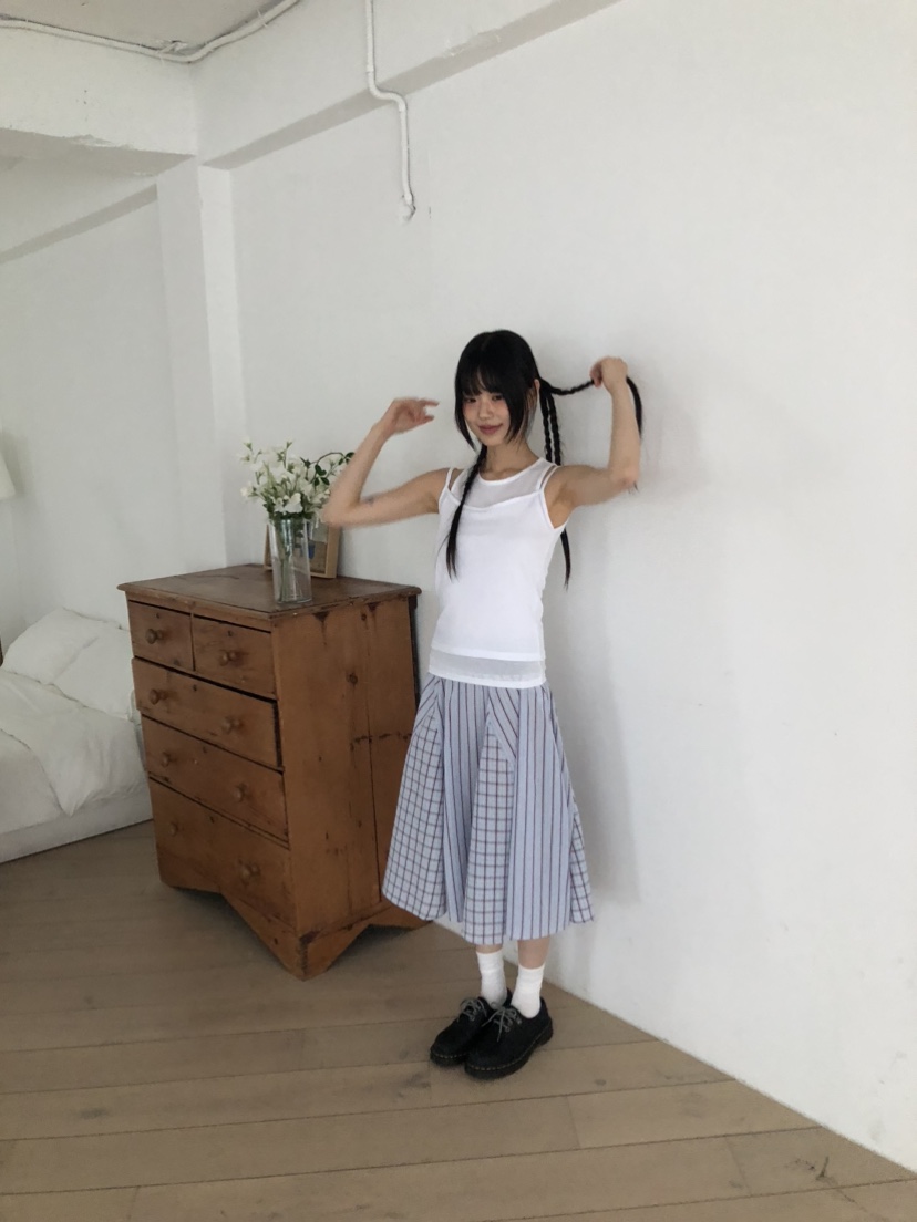 FLASH東大門㊣代購女裝新款25春夏時尚人氣休閑熱賣推薦長裙FLASH長裙