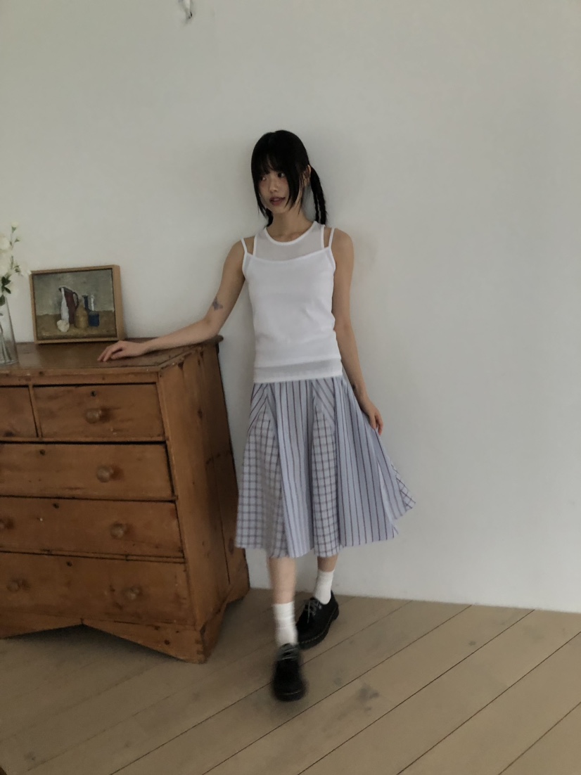 FLASH東大門㊣代購女裝新款25春夏時尚人氣休閑熱賣推薦長裙FLASH長裙