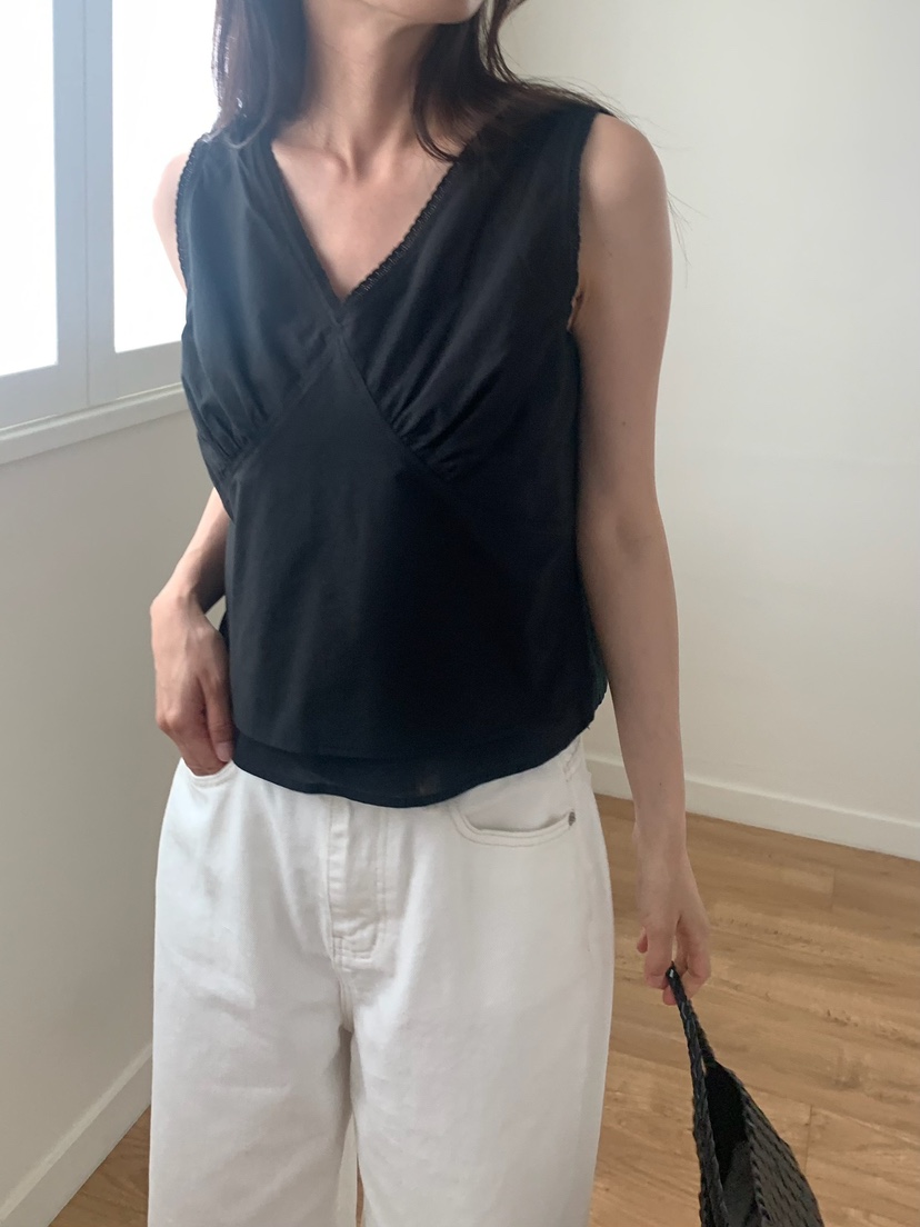 BLEECKER東大門㊣實拍女裝新款25春夏推薦休閑吊帶背心蕾絲BLEECKER吊帶/背心