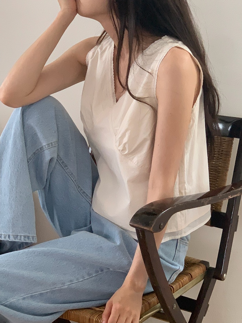 BLEECKER東大門㊣實拍女裝新款25春夏推薦休閑吊帶背心蕾絲BLEECKER吊帶/背心
